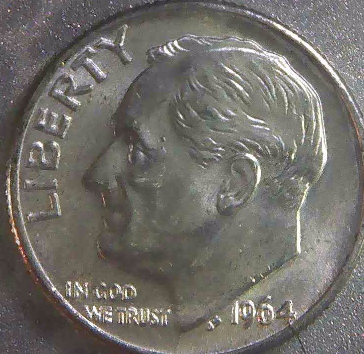 1964-D-Dime-DDO/Ddr?--Ft?