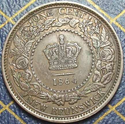 My-New-Lucky-Find.--1864-New-Brunswick-Cent-With-E-Over-F