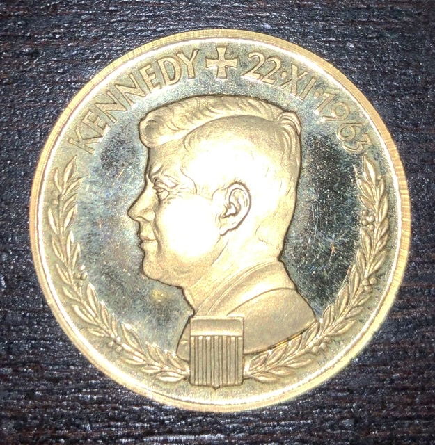 1963-Germany-Federal-Republic?-Kennedy-2-1/2-Ducat,-Grade?
