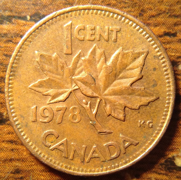 1978-Canadian-Cent,-Double-Back?
