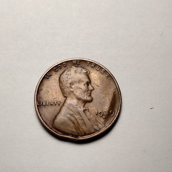 1939-Wheat-Back-Penny-Lamination--Error