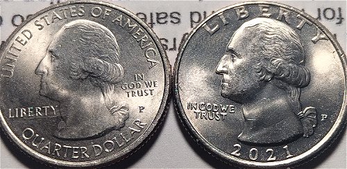 2021-Quarters-Both-Have-Die-Chips-On-Their-Heads