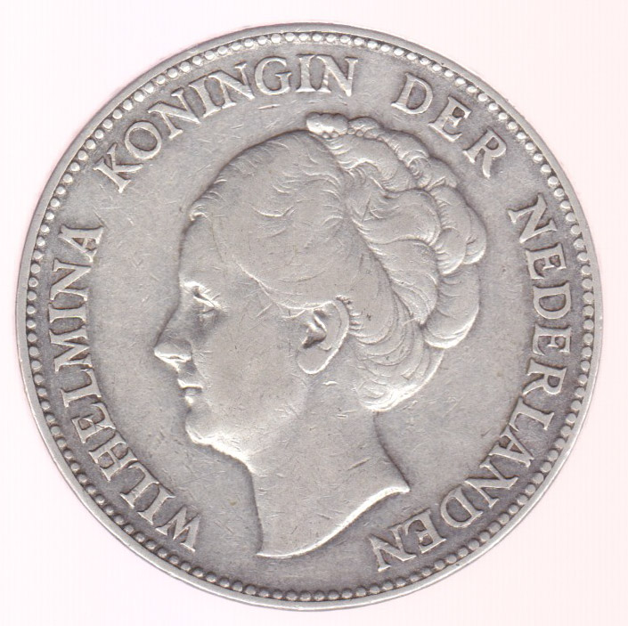 Netherland-1-Gulden-1928-Funny-Die-Chip-Error