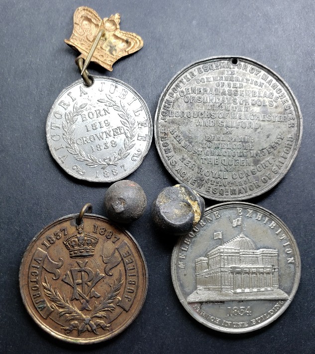 Medals/Tokens-Found-In-My-Grandpa's-Collection-Id:-Various-Exhibition-And-School-Medals