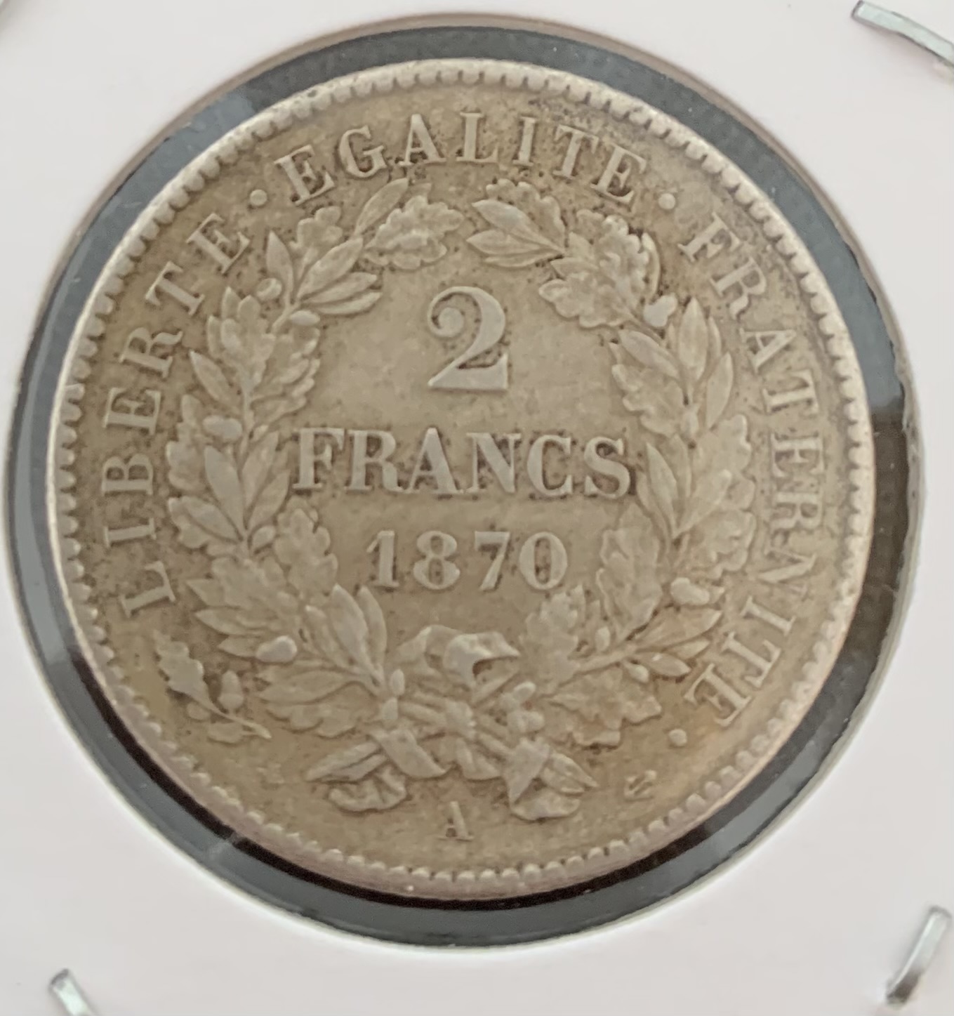 2-Franc-Ceres-1870-A---Please-Grade
