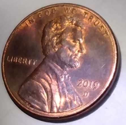 2019-D-Penny-Toned-Possible-Errors-On-Back