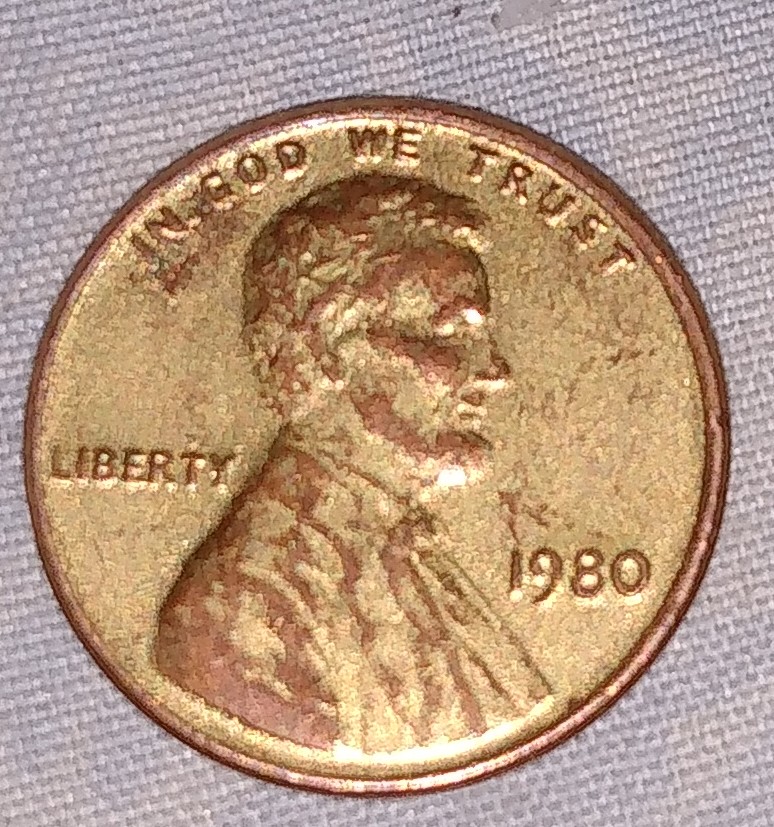 Can-Anyone-Tell-Me-Why-This-1980-No-Mint-Mark-Penny-Is-Gold-And-Copper