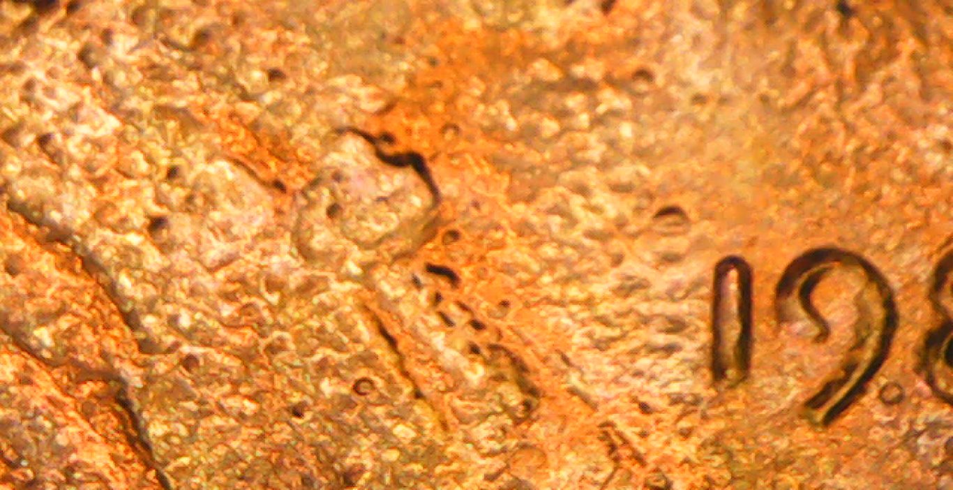 1982-Lincoln-Cent-With-What-Looks-Like-Bubbles-On-Both-Sides
