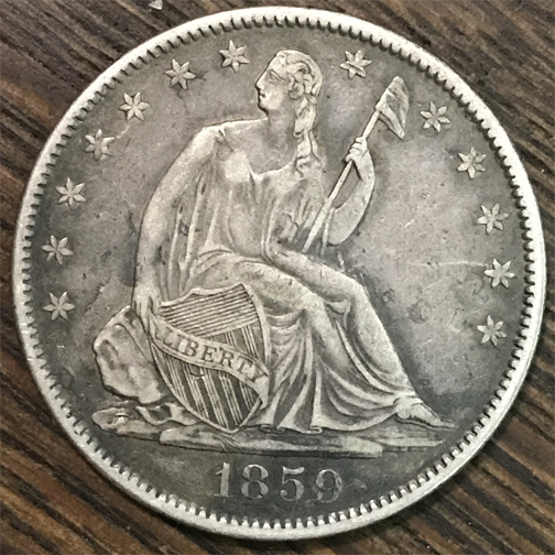 1859-O-Seated-Liberty-Half---Grading-Comments-Requested