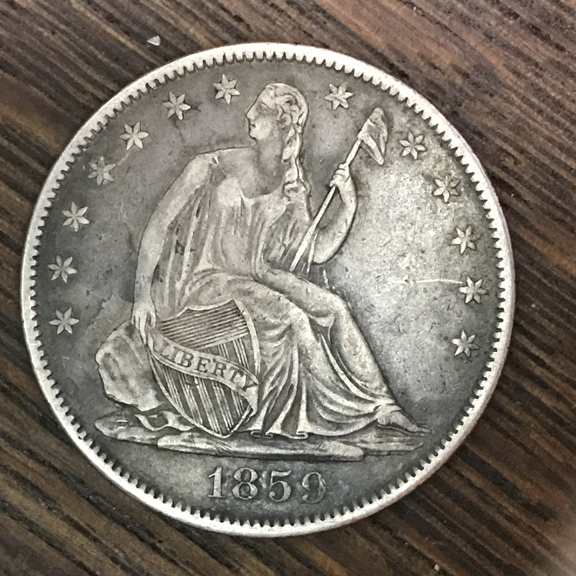 1859-O-Seated-Liberty-Half---Grading-Comments-Requested
