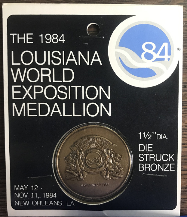 Commems-Collection-Modern:-What-If?-1984-Louisiana-World-Exposition-Silver-Dollars