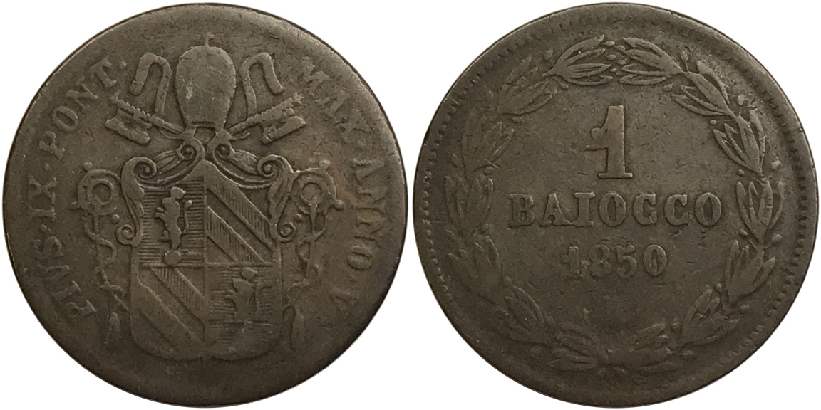 Post-Your-Papal-States-Coins---Reverse-Chronological-Schedule-By-Ruler