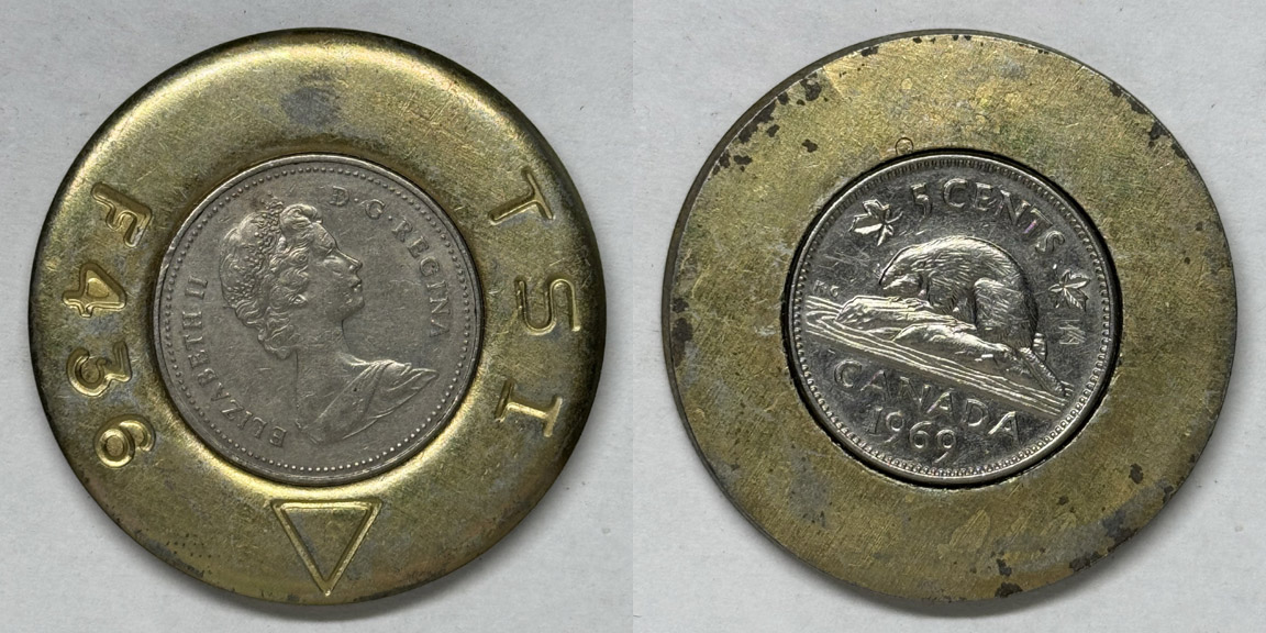 Assistance-Needed---Encased-5-Cents-1969:-T-S-I---F436