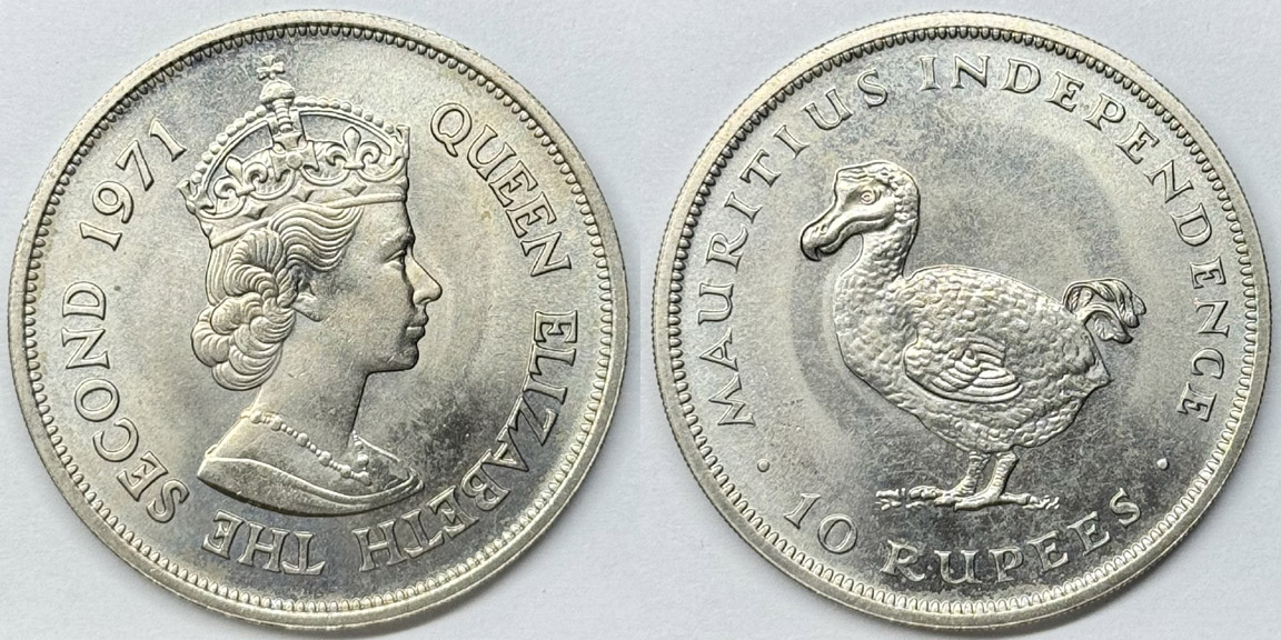 Mauritius---Coins-From-Tropical-Islands-In-The-Indian-Ocean