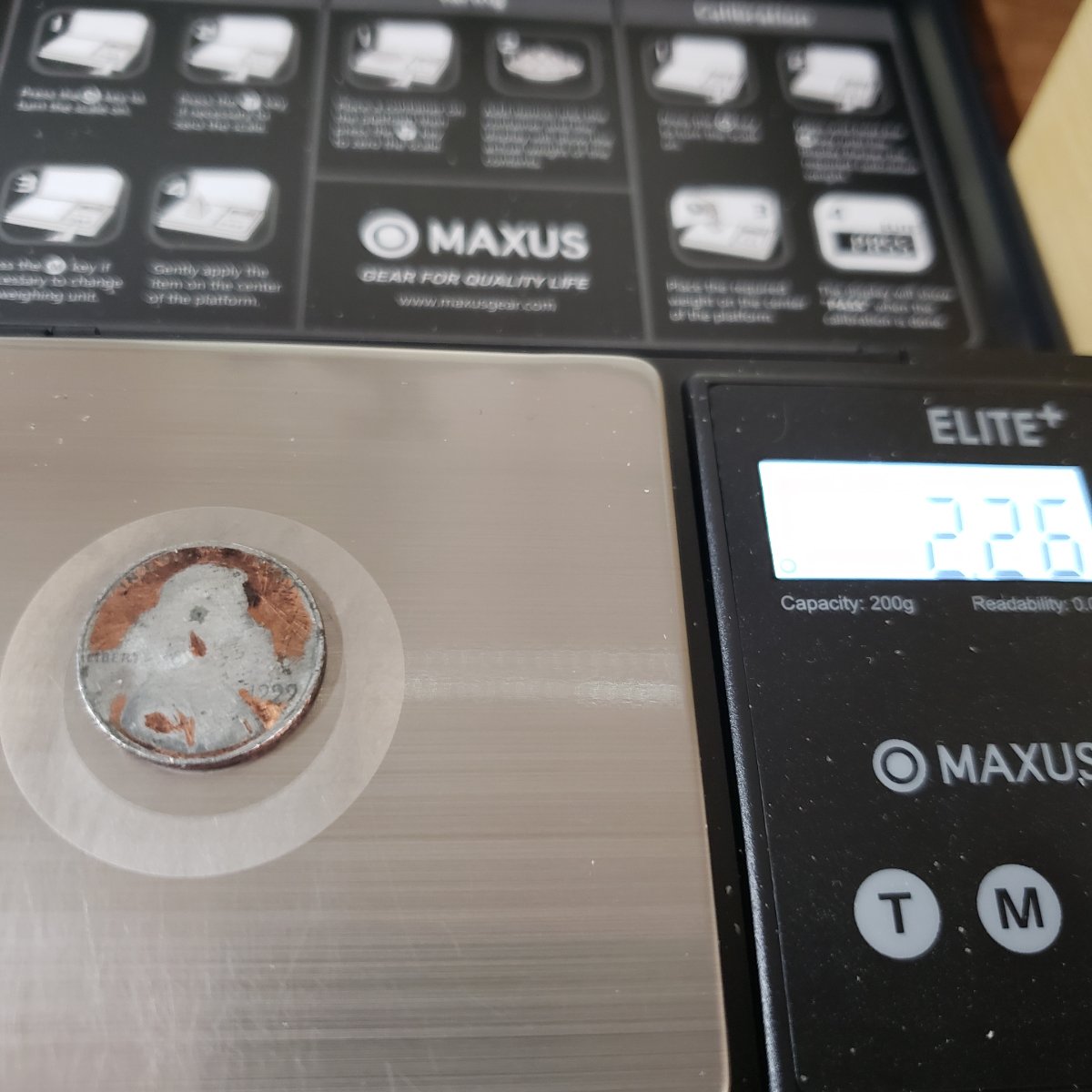 1999-Penny-Partially-Struck-On-A-Dime-Planchet?