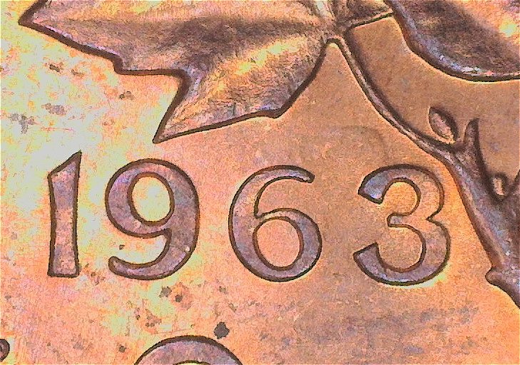 Canada-Cents1961,1962,1963-Hanging