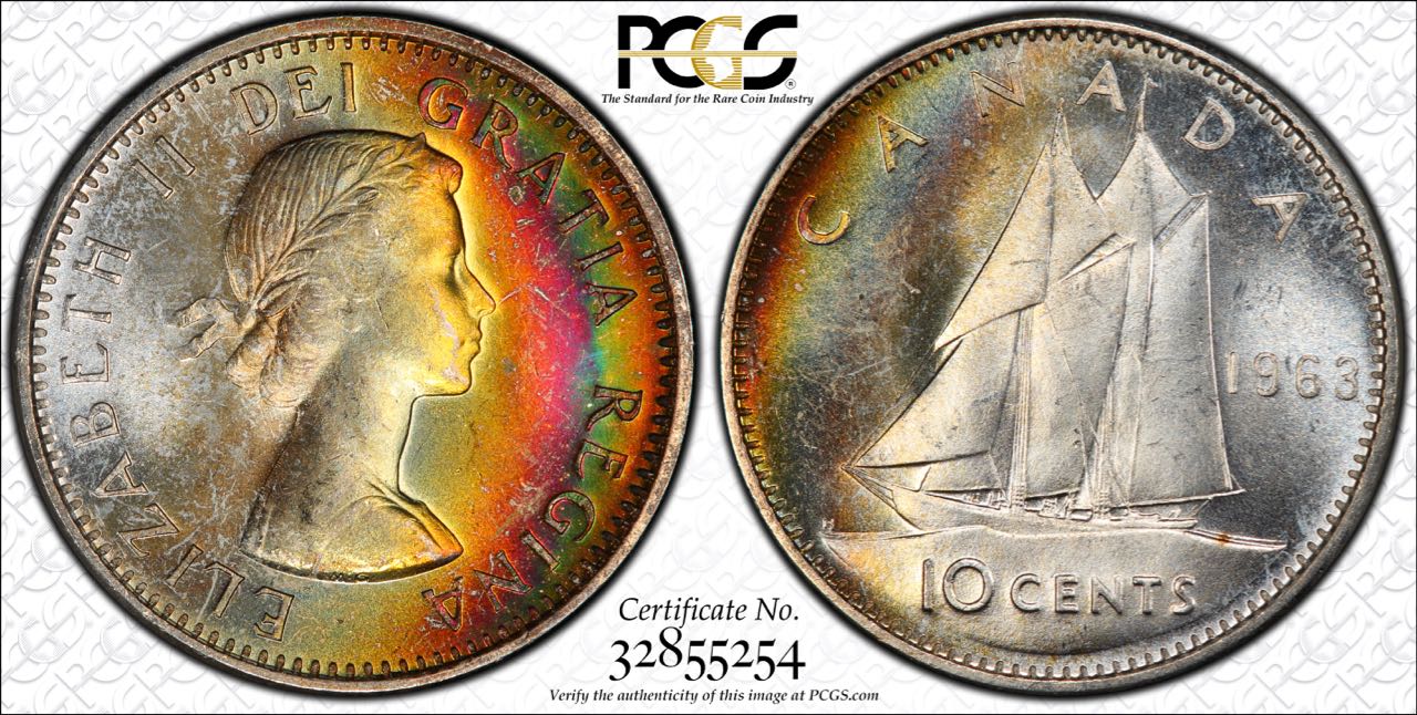 Toned-Canadian-Coins