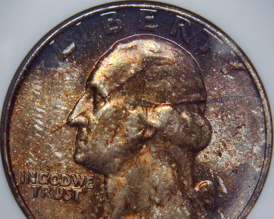 1956-Washington-Quarter---Die-Cracks