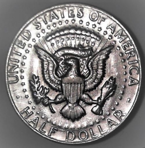 1972-D-Kennedy-Half/Looks-Like-Ghosting-But-Doesn't-Match