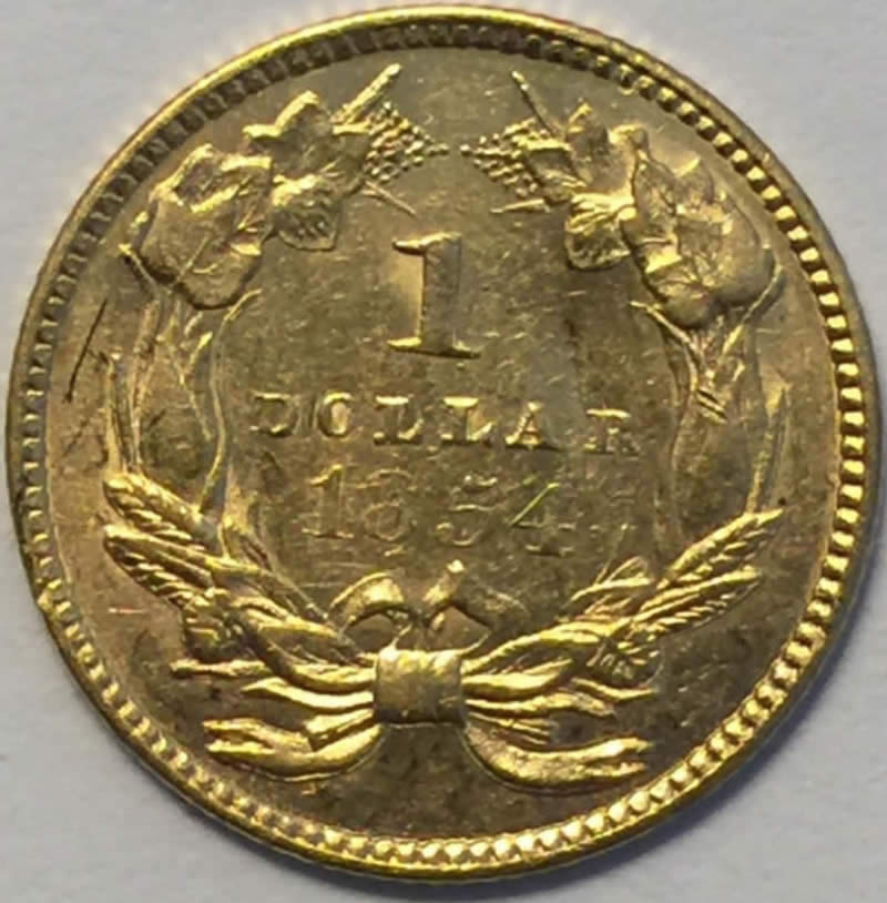 1854-Gold-$1-Coin—would-Like-Expert-Opinion-Please