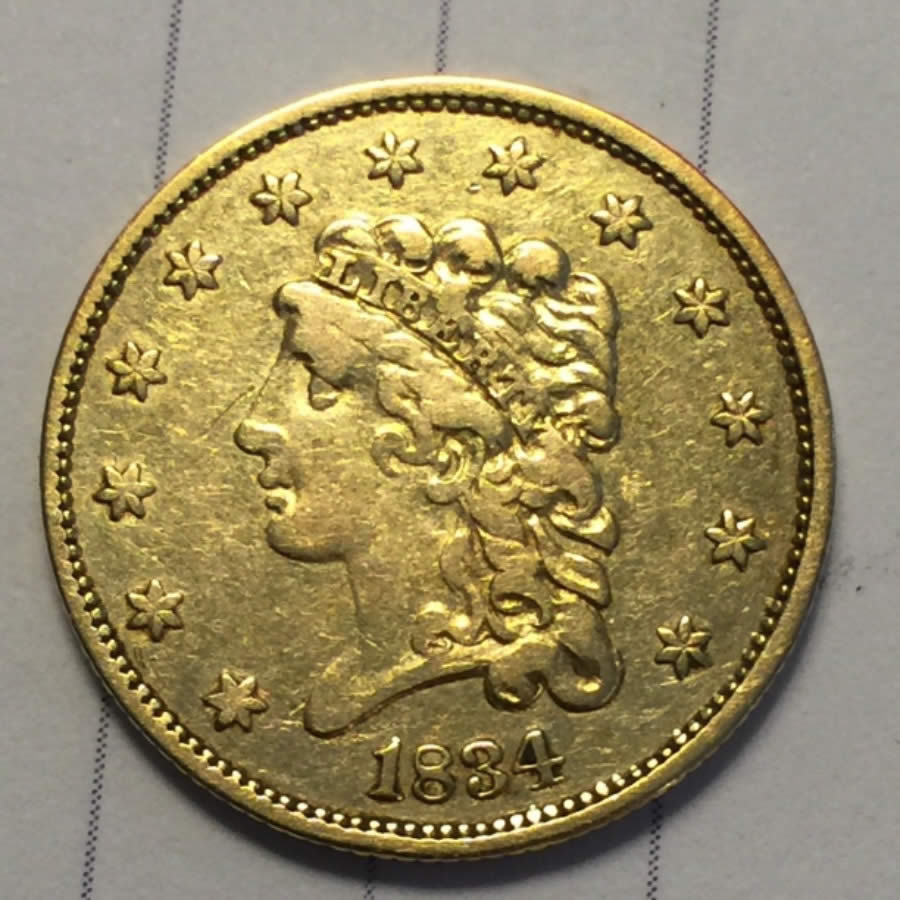 1834-$2.50-Gold-Classic-For-Grade/Value-Opinion