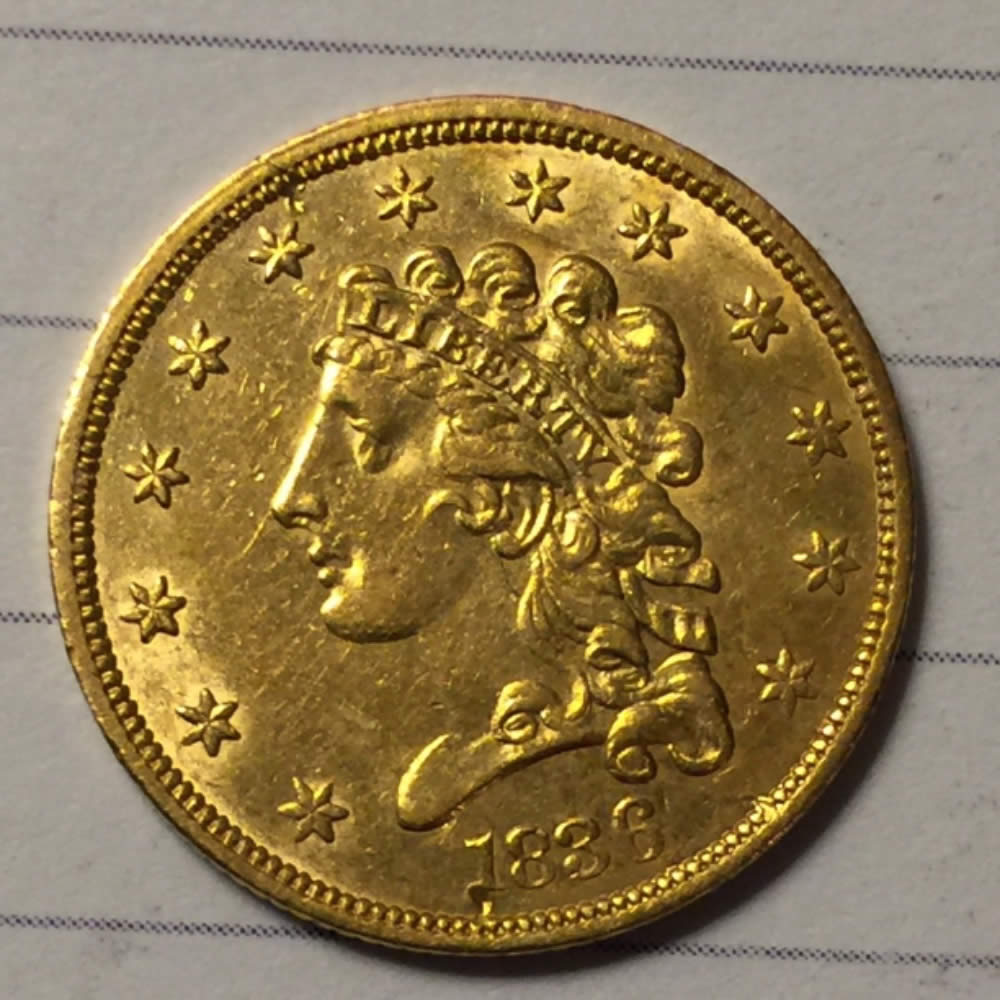 1836-$2.50-Gold-Piece-Grade-Help