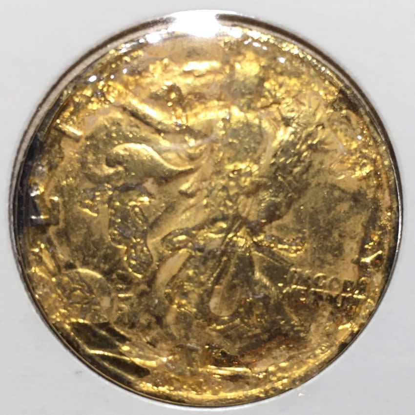 1947-D-Half-Dollar--Coated-Coin�anything-To-Do-With-This-Coin