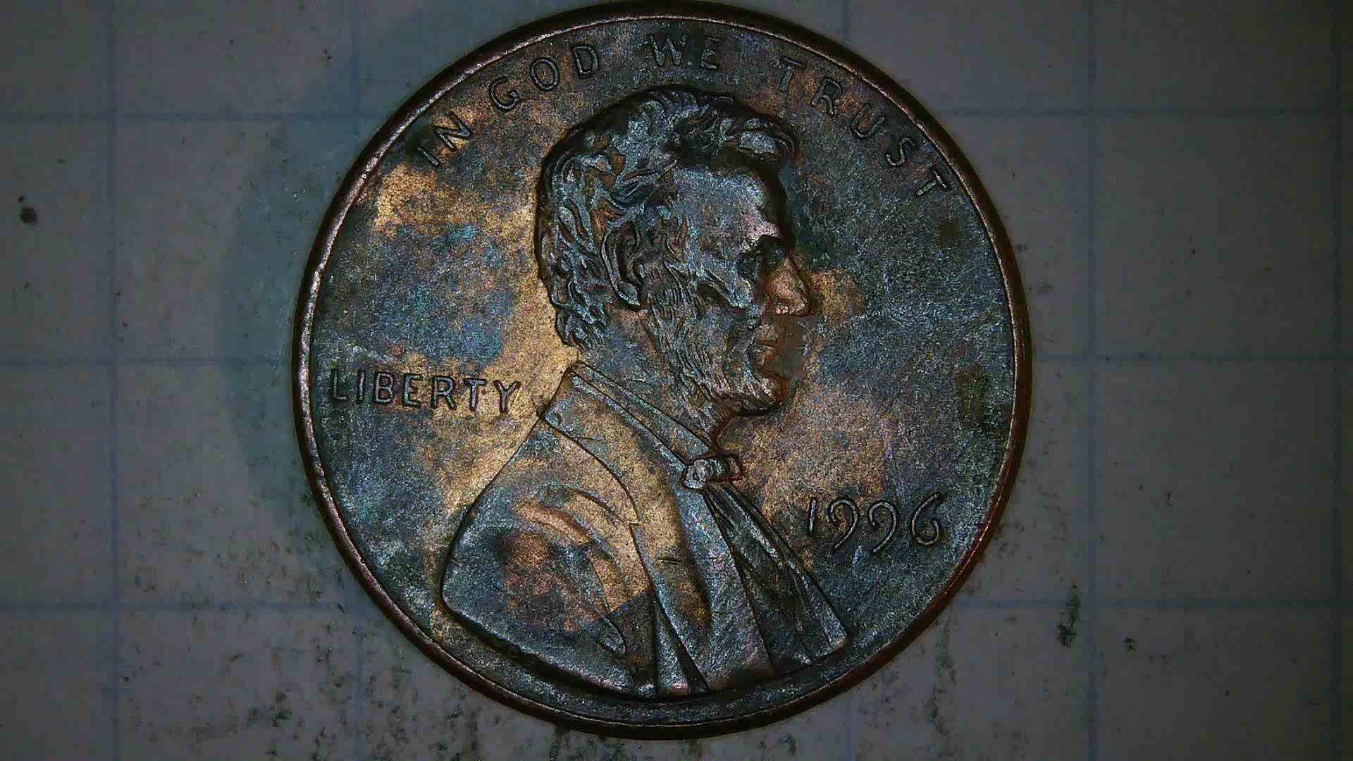 1996-Lincoln-Memorial-Cent-Lines-On-Reverse-No-Mint-Mark