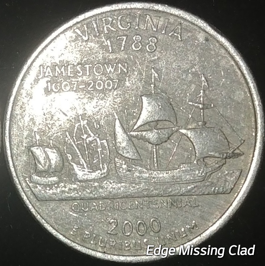 Yr.-2000-Virginia-State-Quarter:-Edge-Missing-Clad-Error!?