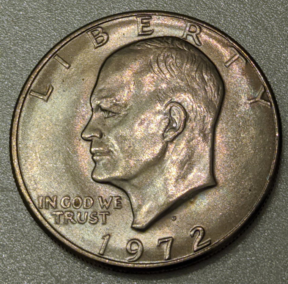 1972-D-Eisenhower-Dollar-For-Grading