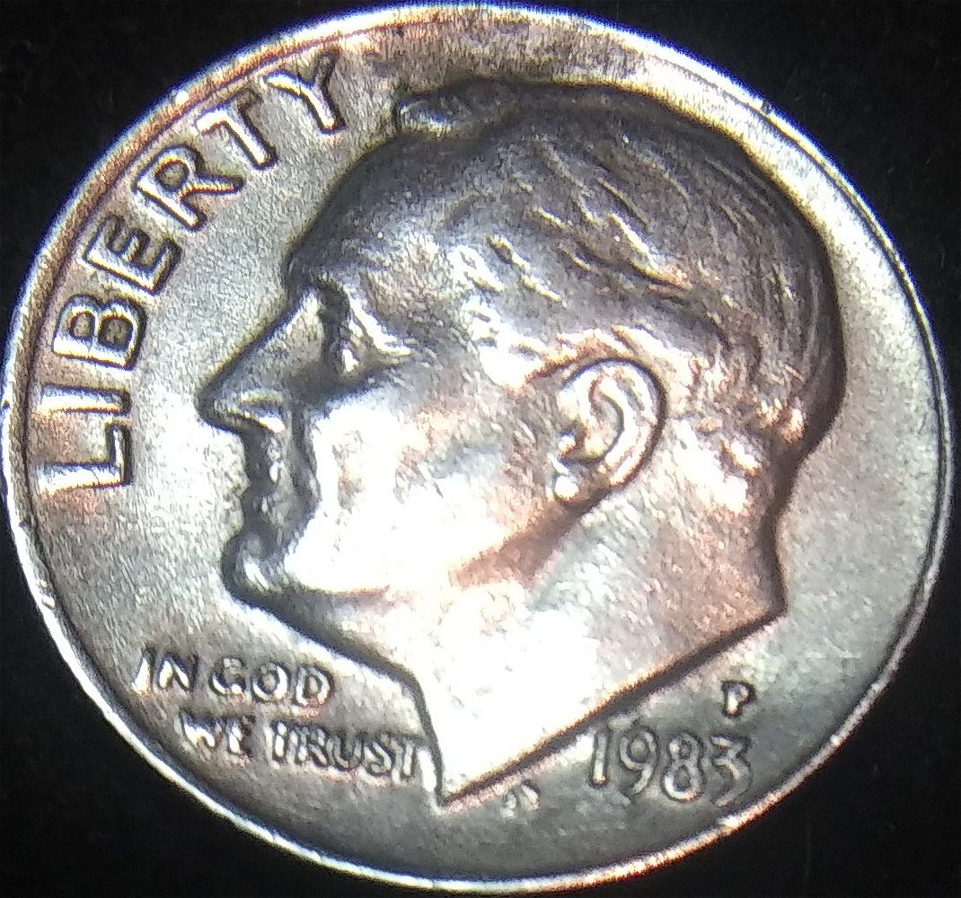 1983-P-Dime-W/-