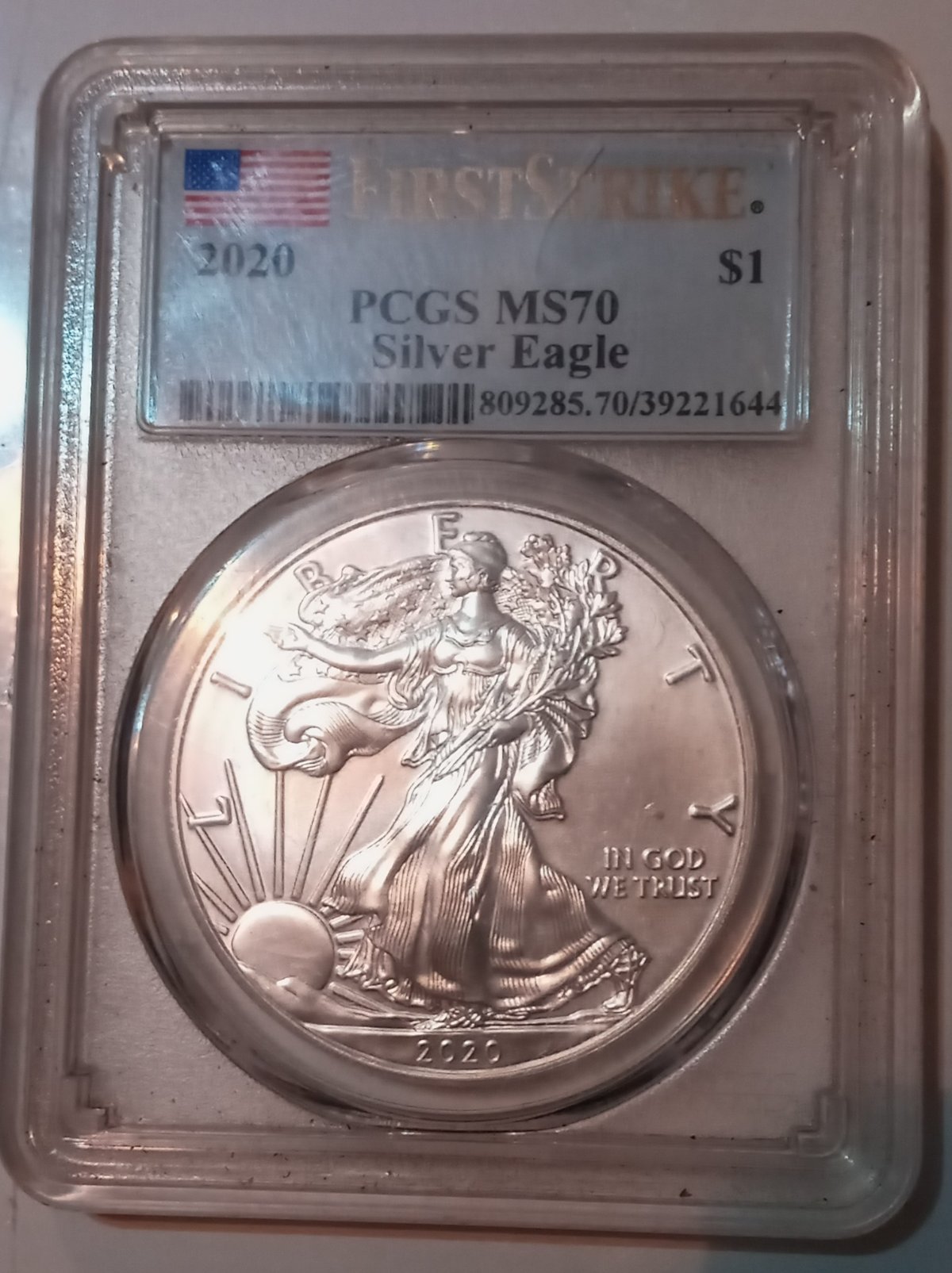 2020-PCGS-MS-70-First-Strike--1-Oz.-Silver-Eagle--DDO...