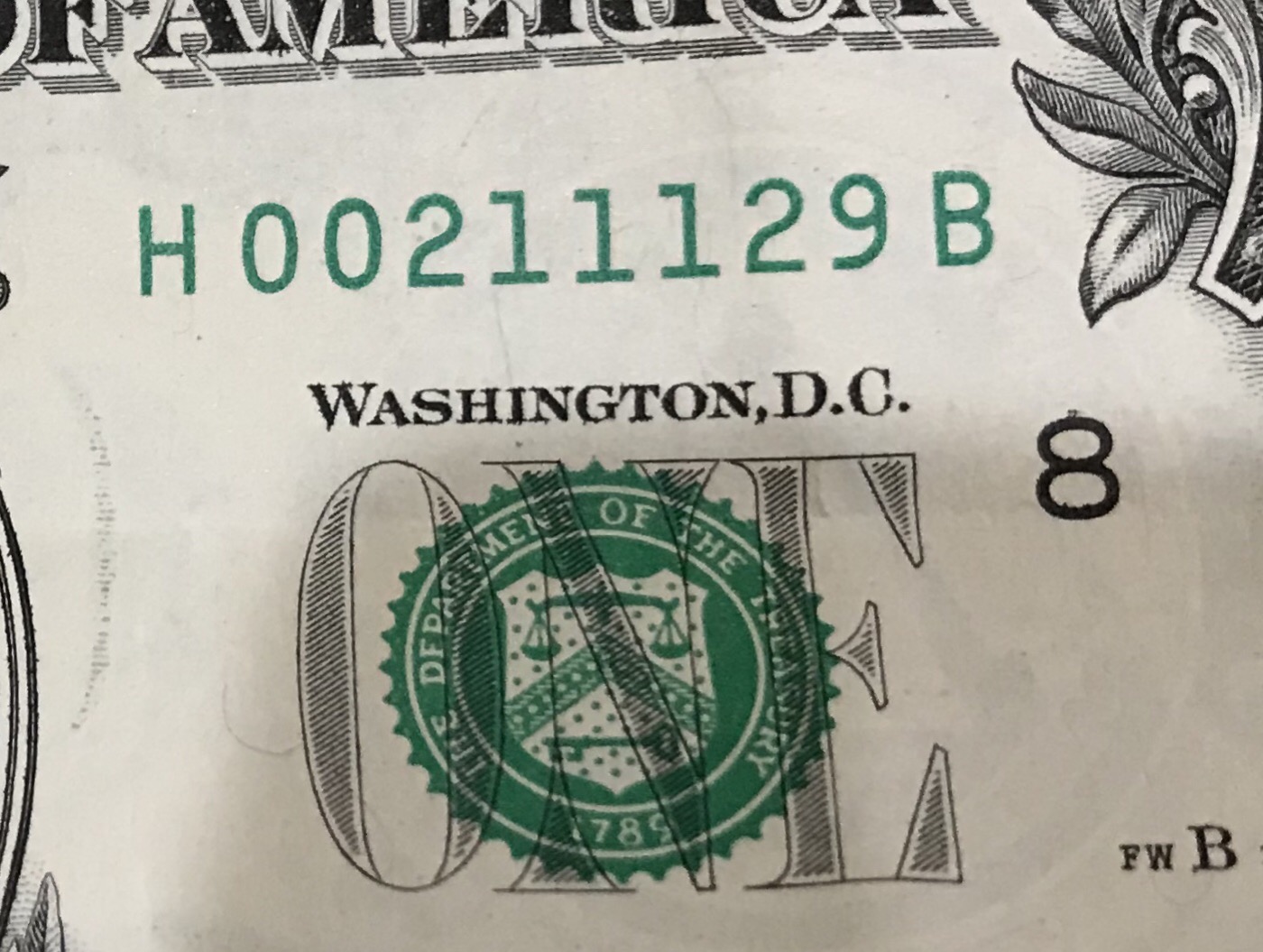 Two-Washington-Dollars-Check-Serial-Numbers