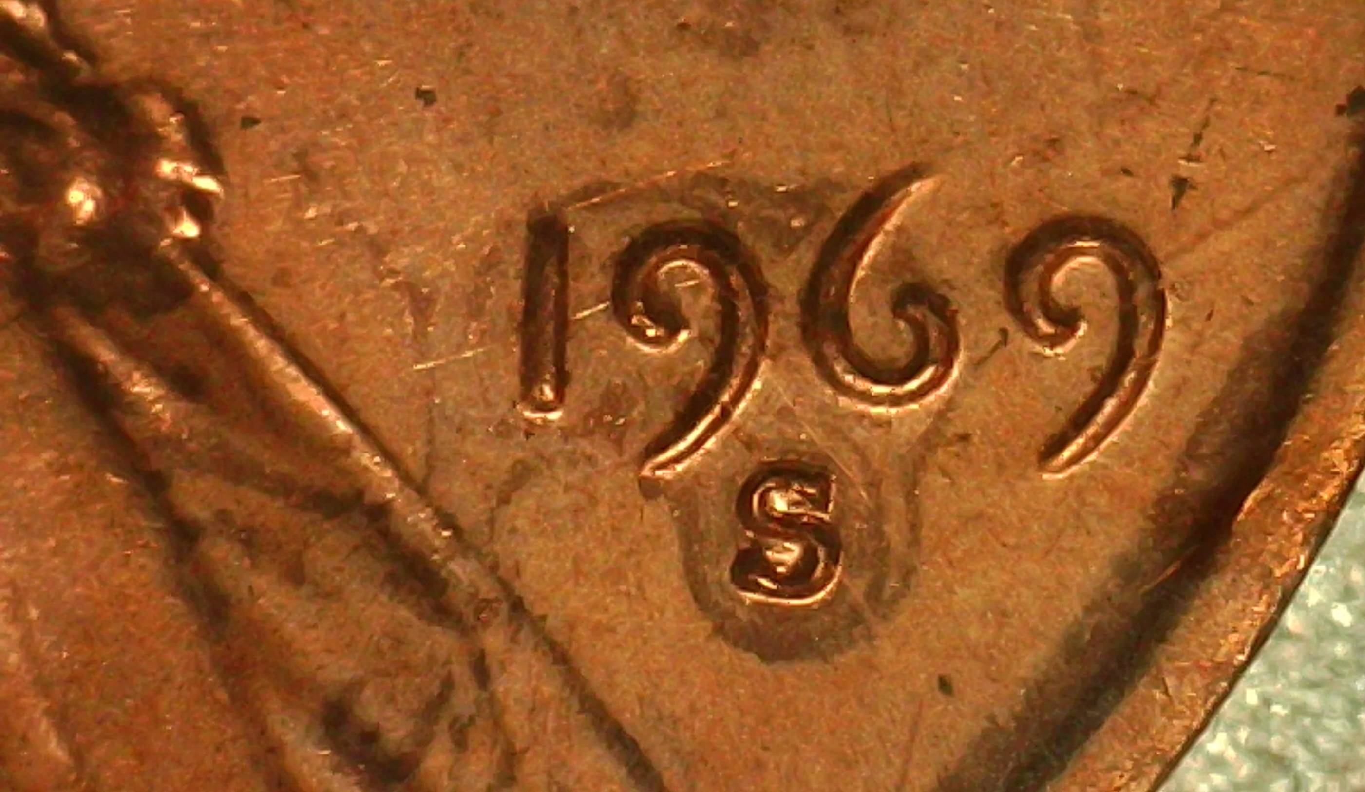 Doubled-Die-Or-Machine-Doubling?-1969-S.--Lincoln-Cent.--Still-A-Little-Green.