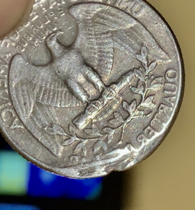 Very-Unusual-Markings-On-1984-Quarter,-Not-Sure-If-It's-Just-Been-Damaged