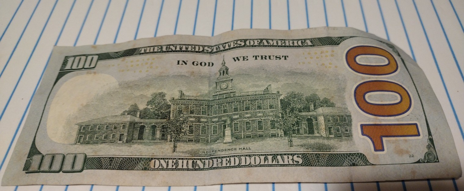2009-Series-A-$100-Bill-Woven-Blue-Stripe