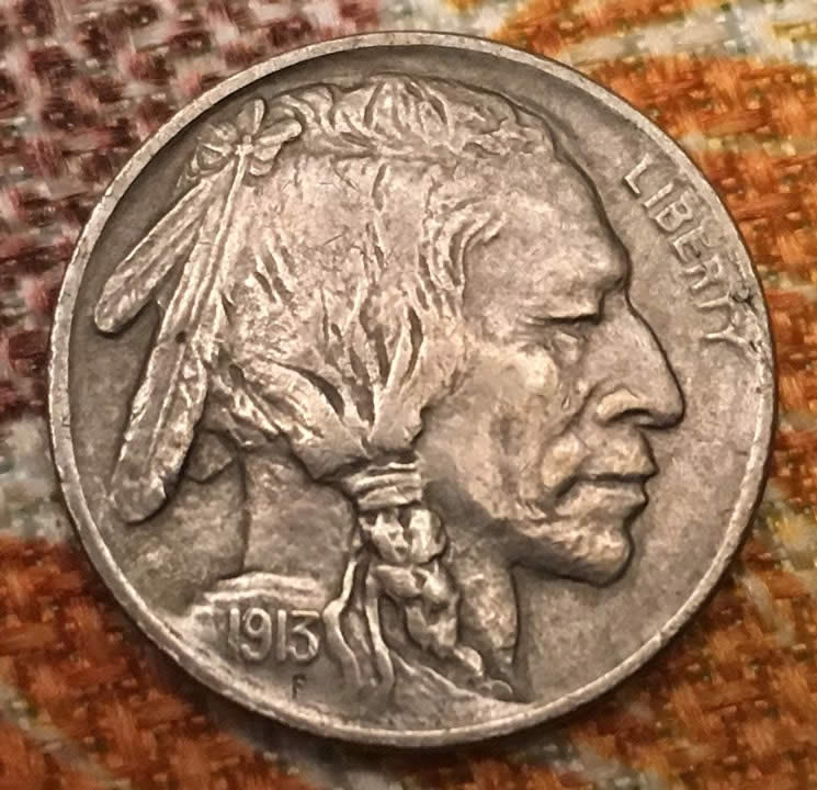 1913-Buffalo-Nickel-Type-1