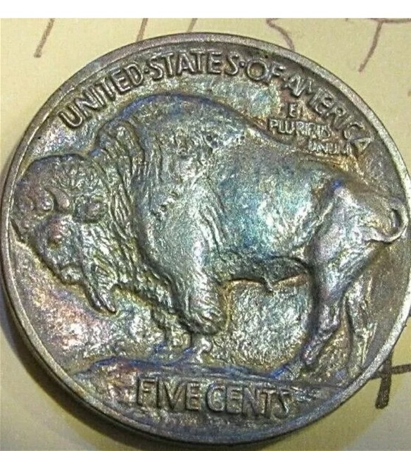 1913-Type-1-Buffalo-Nickel-Deep-Toned