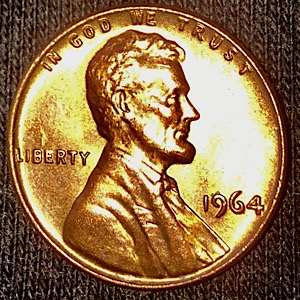1964-Lincoln-Cent-For-Grading