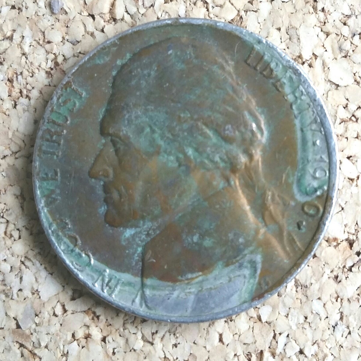 1980-Nickel-Looks-Like-Penny-On-Surface?