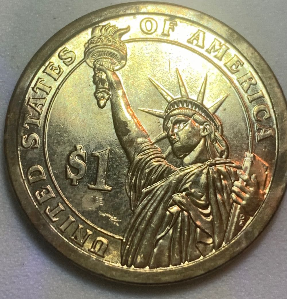 John-Quincy-Adams-Dollar,-Different-Colour-Sides?--Missing-Clad?-Wrong-Planchet?-Proof?