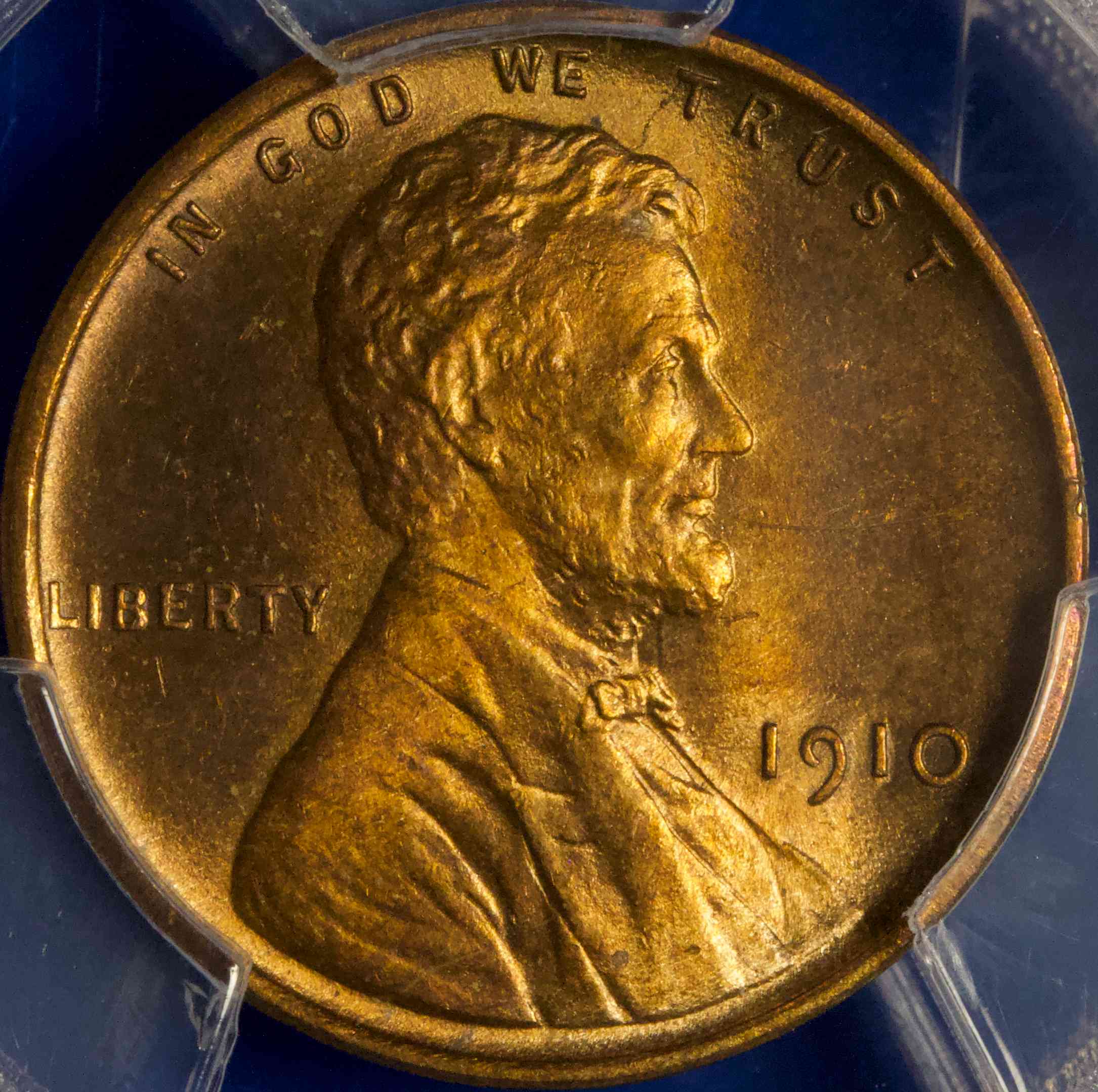 PCGS-MS-64RB-1910-1-Cent