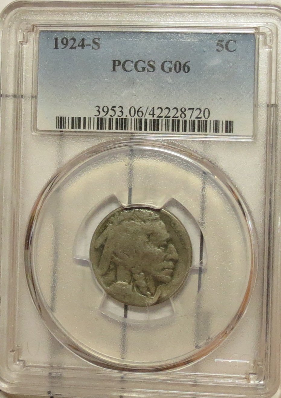 PCGS-1924-S-Buffalo-Nickel-GTG