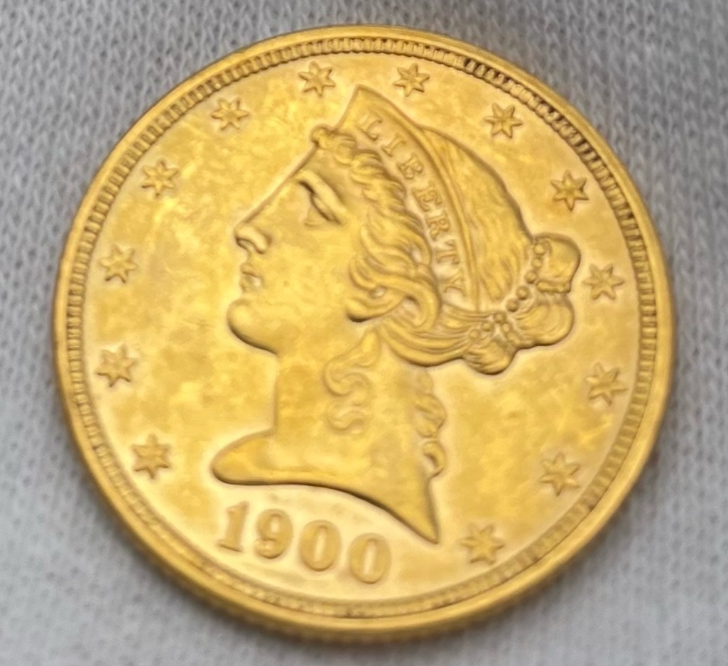 1900-$5-Gold-Coronet-Head-For-Grading