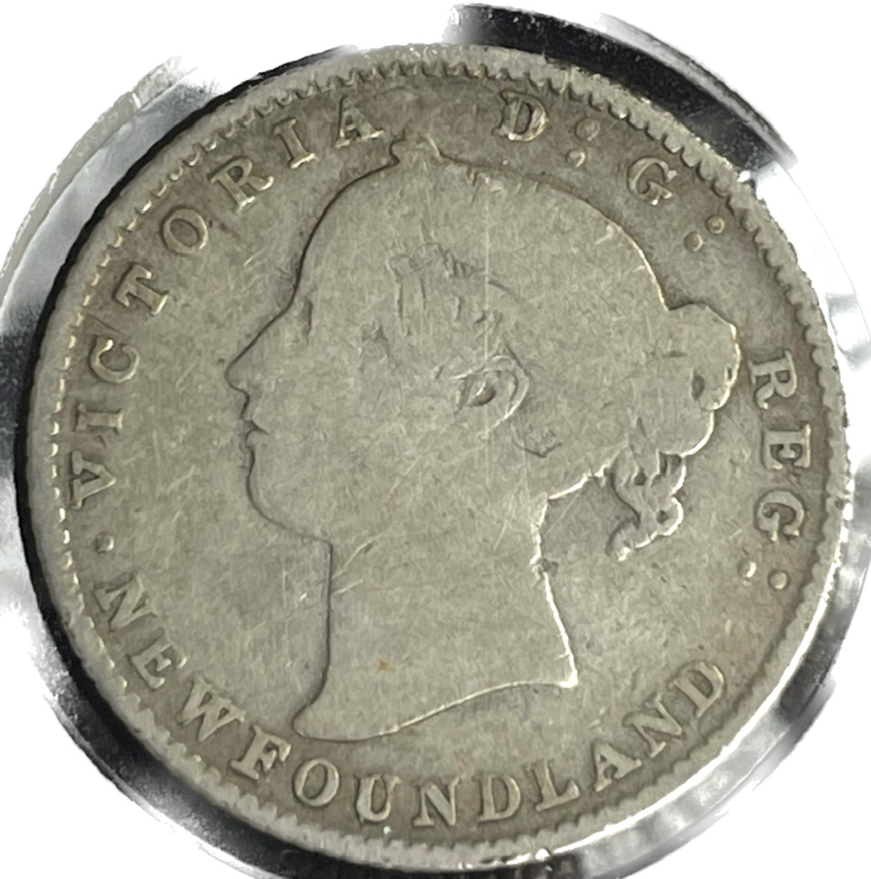 1885-10-Cent-Newfoundland-For-Grading