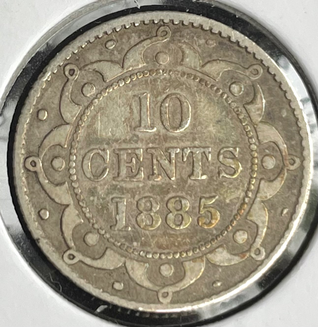 1885-10-Cent-Newfoundland-For-Grading
