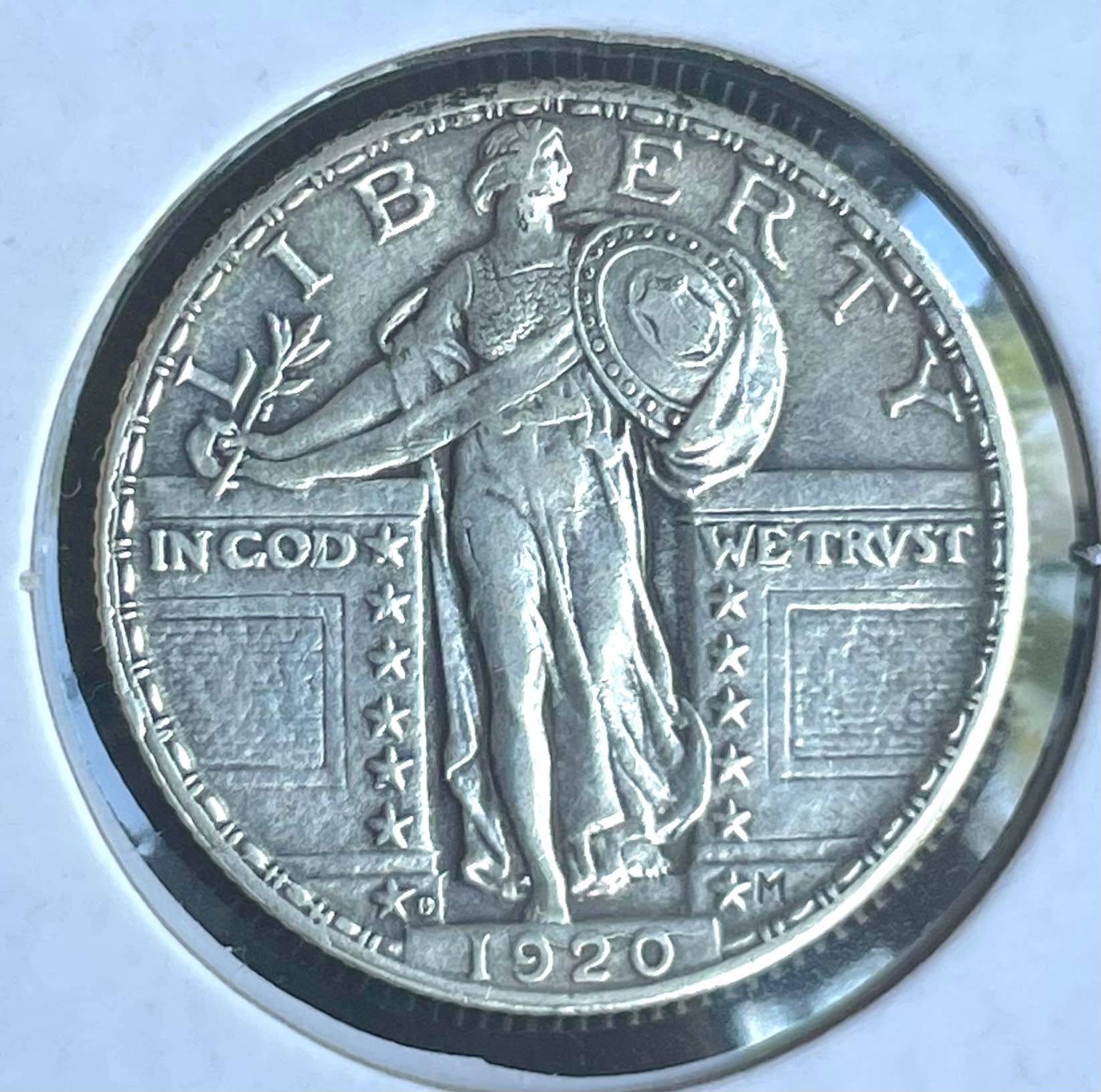 1920-D--Liberty-Standing-Quarter-For-Grading