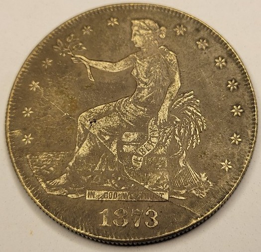 1873-S-Trade-Dollar-With-Broken-Die-If-It's-Real