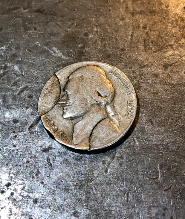 1954-D-Nickel-Mis-Strike/Error-?