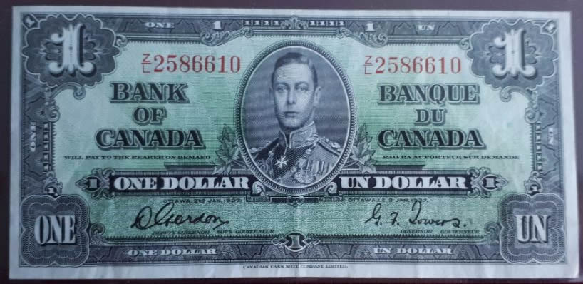 1937-Canadian-Bank-Note-With-Weird-Prefix